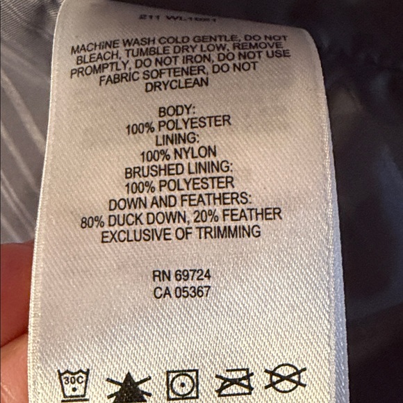 Columbia Down Black Quilted Insulated Vest with High Collar - Picture 6 of 9